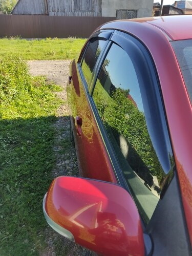 Дефлекторы окон дверей (ветровики) для Toyota Corolla / Тойота Королла 11 (E160, E170) 2013-2021Г.В.. Ричмарк — фото 4