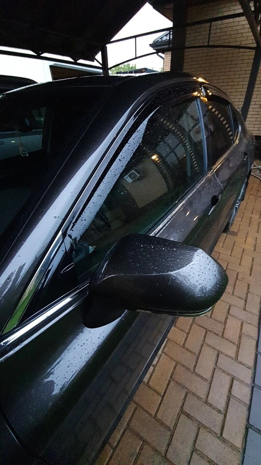 Дефлекторы окон дверей (ветровики) для Toyota Camry / Тойота Камри XV70 2017-2021 Г.В.. Ричмарк — фото 4