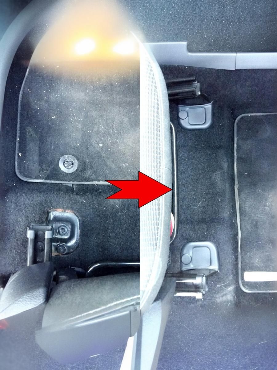 Накладки на крепления сидений для Ford Focus/ Форд Фокус 2 2005-2011 АБС пластик. Ричмарк — фото 3