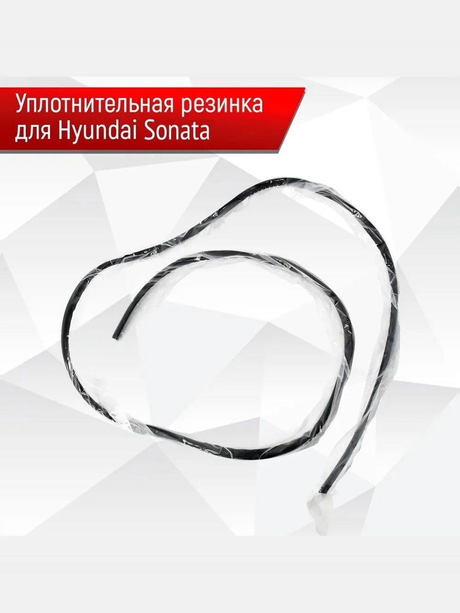 Уплотнительная резинка, молдинг лобового стекла для Хендай Соната Hyundai Sonata (ТАГАЗ). Ричмарк — фото 1
