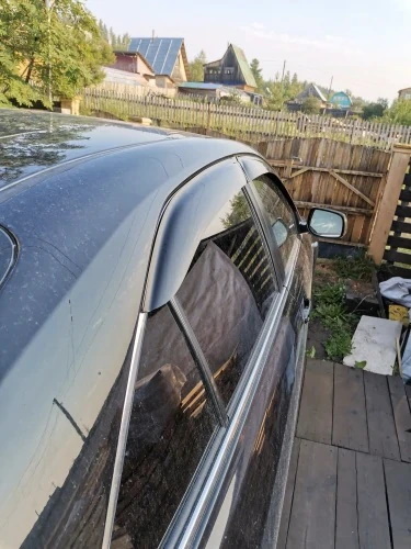 Дефлекторы окон дверей (ветровики) для Toyota Camry / Тойота Камри XV40 2006-2011 Г.В.. Ричмарк — фото 5