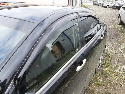 Дефлекторы окон дверей (ветровики) для Honda Accord / Хонда Аккорд 7 Седан 2002-2007 Г.В.. Ричмарк — фото 6