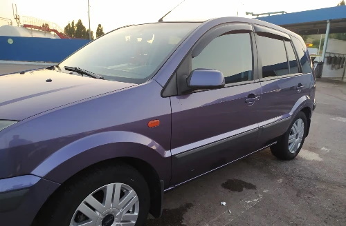 Дефлекторы окон дверей (ветровики) для Ford Fusion / Форд Фьюжн 2002-2012 Г.В.. Ричмарк — фото 5