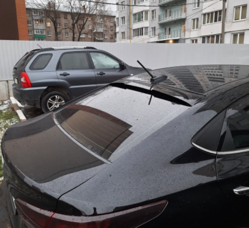 Задний дефлектор (спойлер) стекла для Skoda Octavia / Шкода Октавиа А5 2004-2013 Г.В.. Ричмарк — фото 6