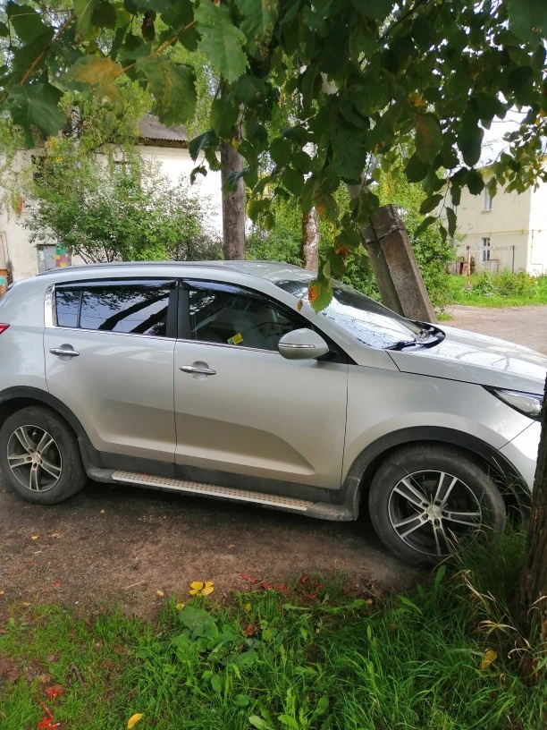 Дефлекторы окон дверей (ветровики) для Kia Sportage / Киа Спортейдж 2010-2015 Г.В.. Ричмарк — фото 4