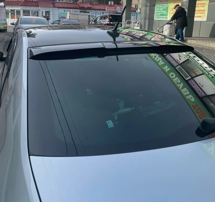 Задний дефлектор (спойлер) стекла для Skoda Rapid / Шкода Рапид 2012-2021 Г.В. и VW Polo Поло 6 2020+. Ричмарк — фото 6