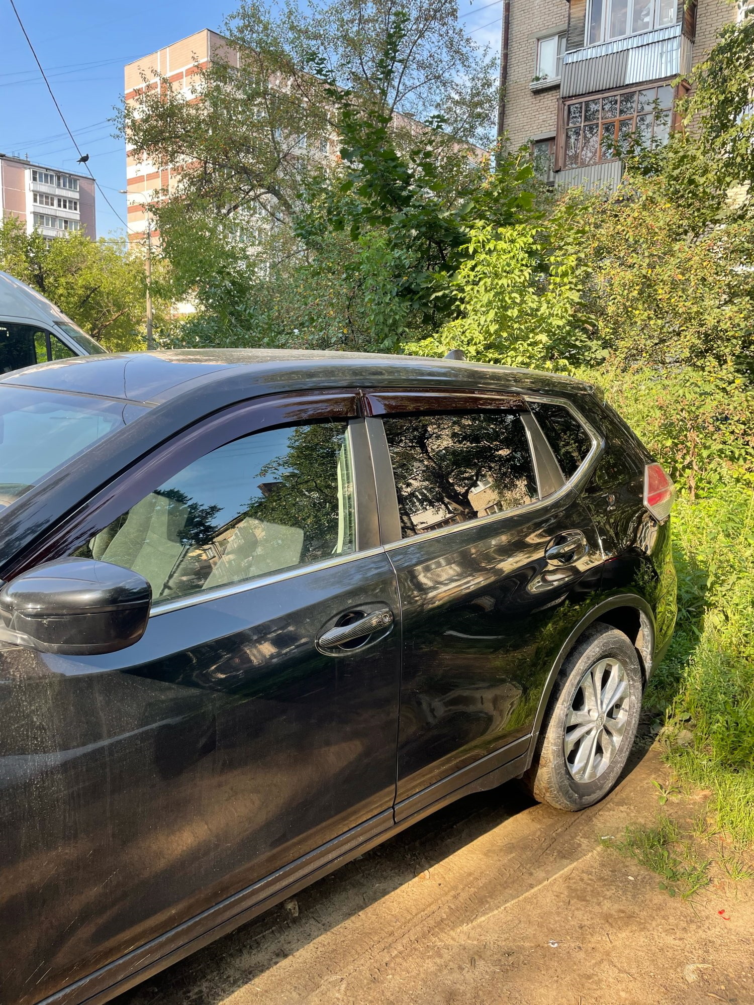 Дефлекторы окон дверей (ветровики) для Nissan X-Trail / Ниссан Икс Трейл T31 2007-2014 Г.В.. Ричмарк — фото 7