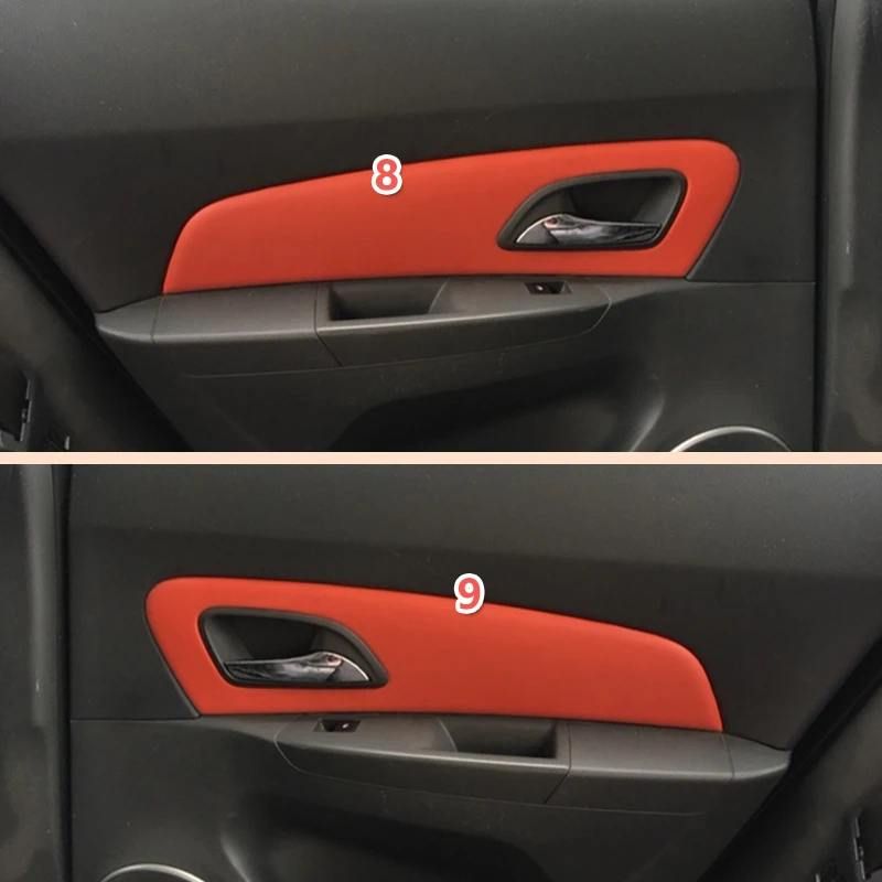 Обшивки салона из эко-кожи без строчки для Chevrolet Cruze / Шевроле Круз 2009-2015 Эко-кожа серый. Ричмарк — фото 4
