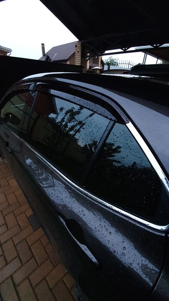 Дефлекторы окон дверей (ветровики) для Toyota Camry / Тойота Камри XV70 2017-2021 Г.В.. Ричмарк — фото 5