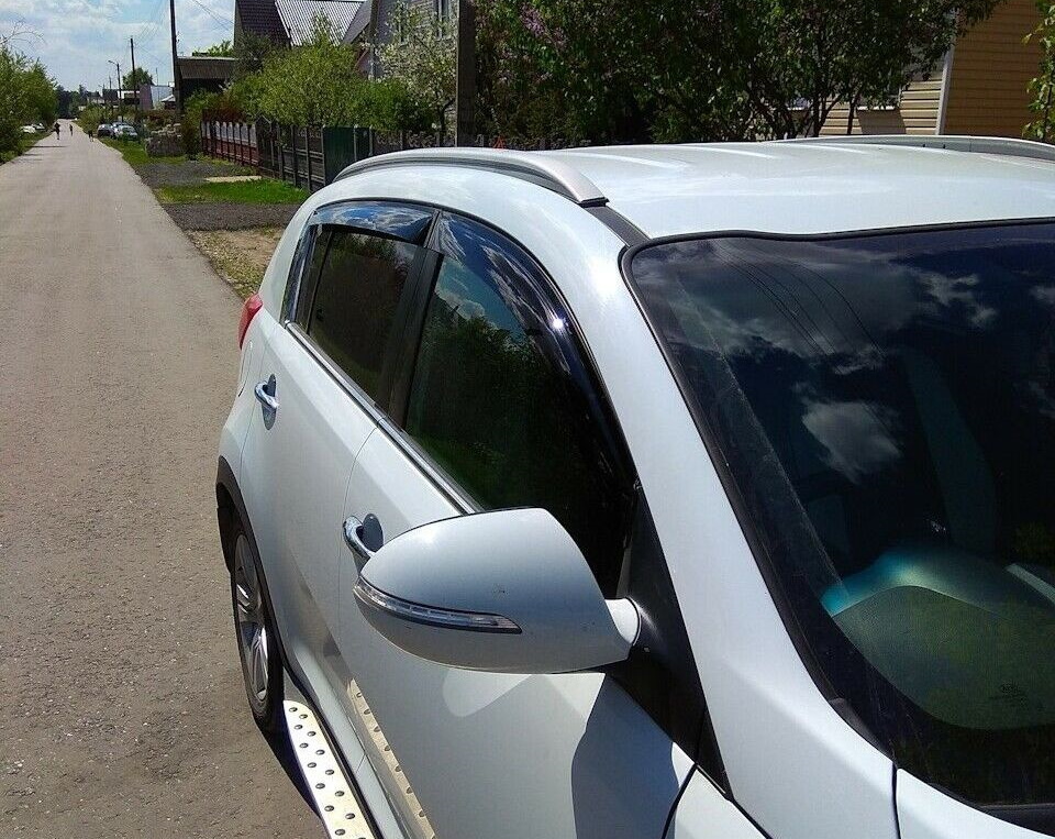 Дефлекторы окон дверей (ветровики) для Kia Sportage / Киа Спортейдж 2010-2015 Г.В.. Ричмарк — фото 7