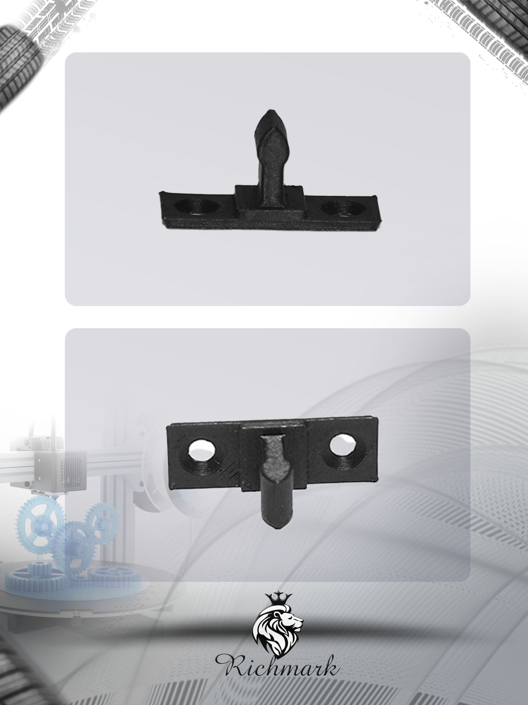 Фиксатор подлокотника Mitsubishi Lancer 9 рестайлинг / Montero Sport / Pajero Sport / L200. Ричмарк — фото 3