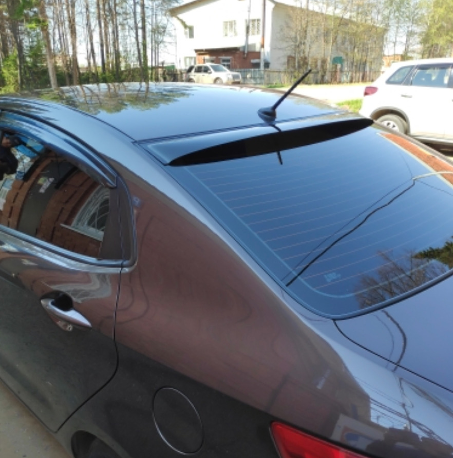 Задний дефлектор (спойлер) стекла для Chevrolet Cruze / Шевроле Круз (Седан) 2009-2015 Г.В.. Ричмарк — фото 12
