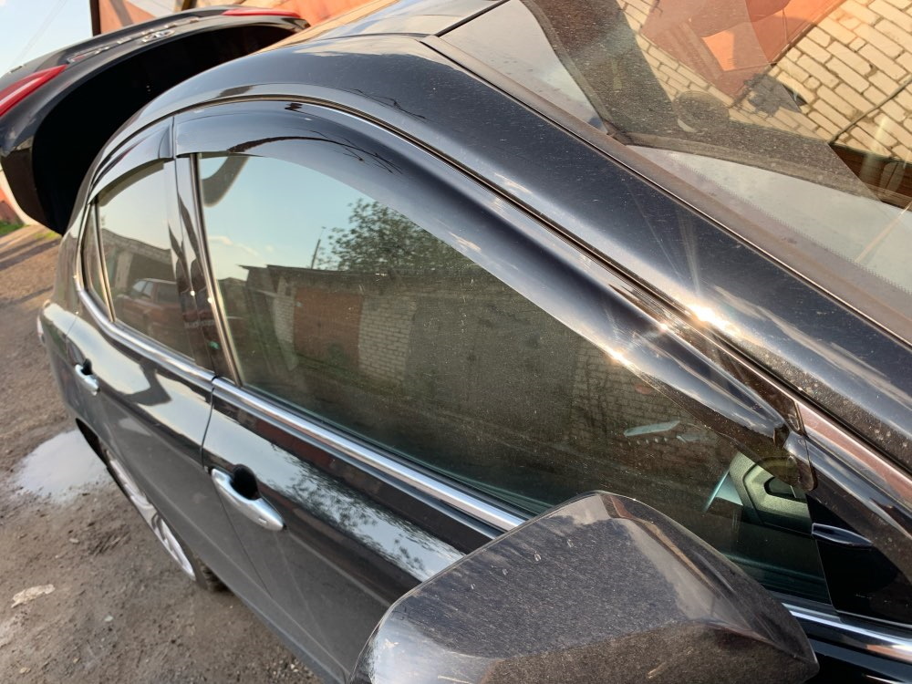 Дефлекторы окон дверей (ветровики) для Toyota Camry / Тойота Камри XV40 2006-2011 Г.В.. Ричмарк — фото 4