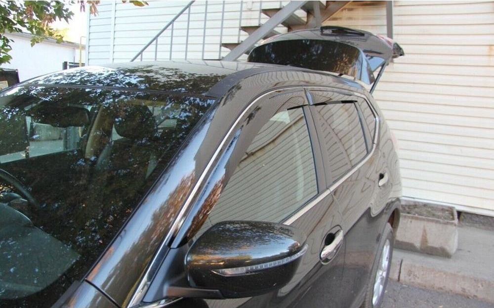 Дефлекторы окон дверей (ветровики) для Nissan X-Trail / Ниссан Икс Трейл T31 2007-2014 Г.В.. Ричмарк — фото 4