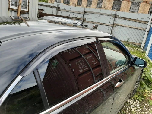Дефлекторы окон дверей (ветровики) для Honda Accord / Хонда Аккорд 7 Седан 2002-2007 Г.В.. Ричмарк — фото 5