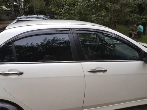 Дефлекторы окон дверей (ветровики) для Honda Accord / Хонда Аккорд 7 Седан 2002-2007 Г.В.. Ричмарк — фото 4